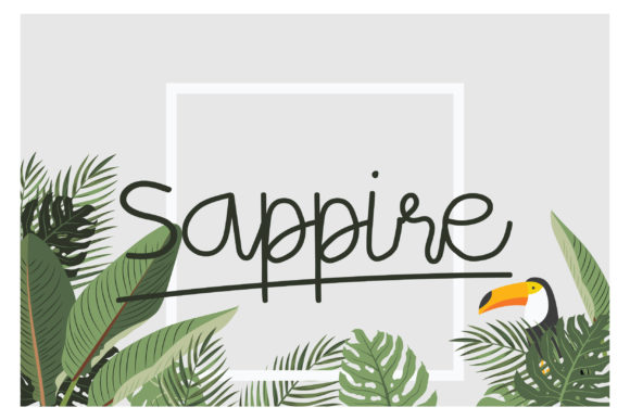 Sappire Font