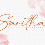 Saritha Font Poster 1