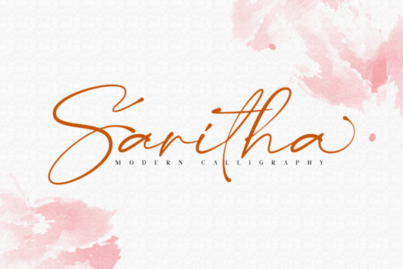 Saritha Font Poster 1