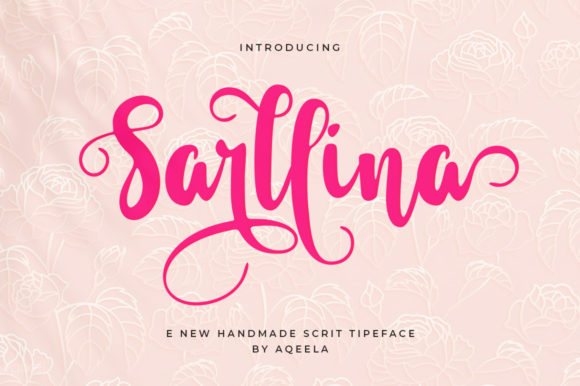 Sarllina Font Poster 1