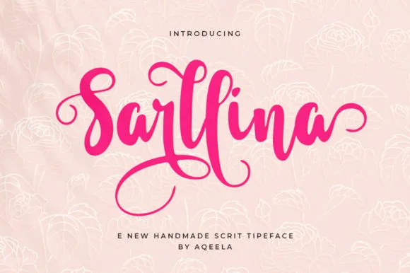 Sarllina Font Sarllina Font Poster 1