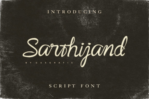 Sarthijand Font Poster 1