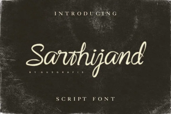 Sarthijand Font Sarthijand Font Poster 1