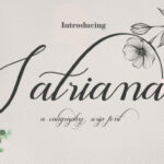 Satriana Font Poster 1