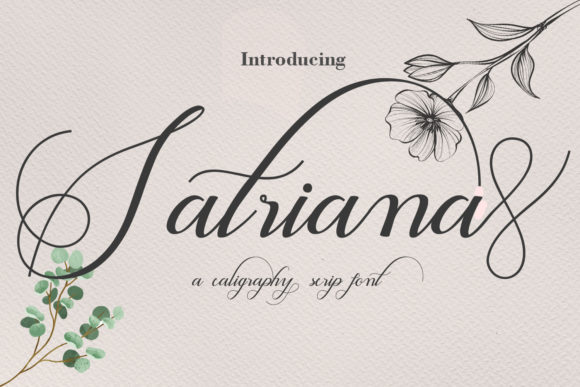 Satriana Font Poster 1