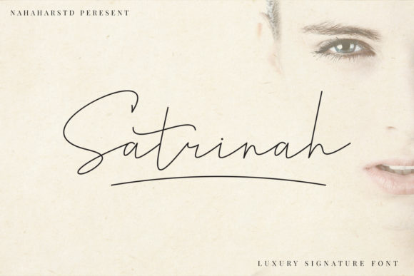 Satrinah Font Poster 1