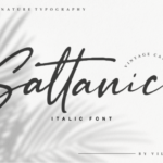 Sattanic Font Poster 11