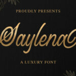 Saylena Font Poster 1