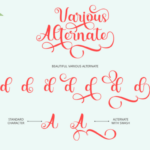 Saylina Font Poster 8