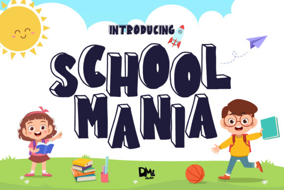 School Mania Font