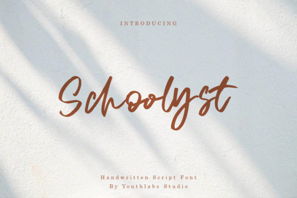 Schoolyst Font Poster 1