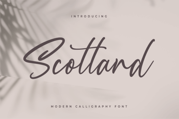 Scotland Font Poster 1