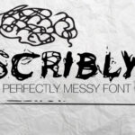 Scribly Font Poster 1