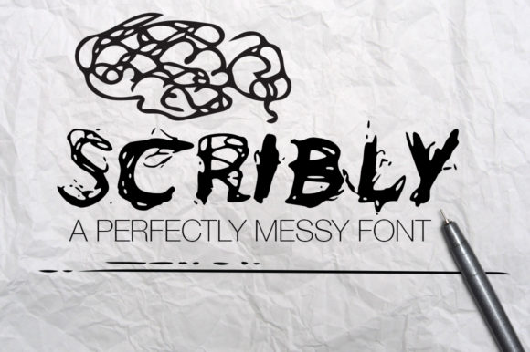 Scribly Font Poster 1