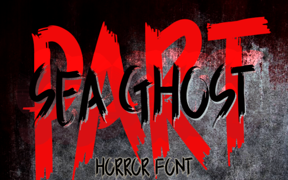 Sea Ghost Font Poster 1