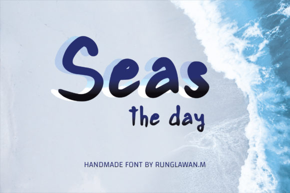 Seas the Day Font Poster 1