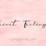 Secret Feeling Font Poster 1