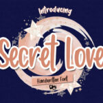 Secret Love Font Poster 1