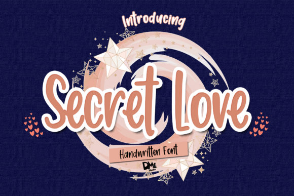 Secret Love Font Poster 1