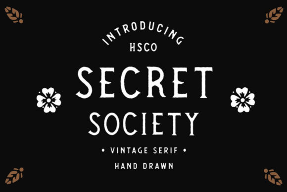 Secret Society Font