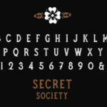 Secret Society Font Poster 4