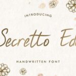 Secretto Edo Font Poster 1