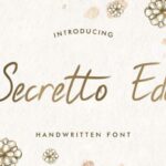 Secretto Edo Font Poster 1