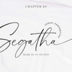 Segatha Font Poster 1