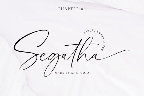 Segatha Font Poster 1