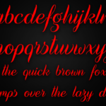 Self-Deception Font Poster 4