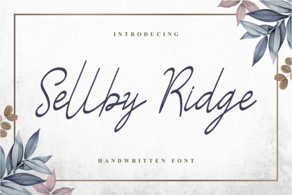Sellby Ridge Font Poster 1