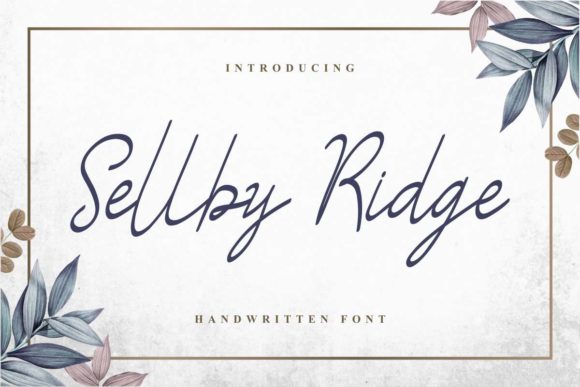 Sellby Ridge Font Poster 1