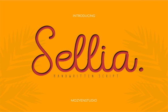 Sellia Font Poster 1