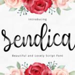 Sendica Font Poster 1