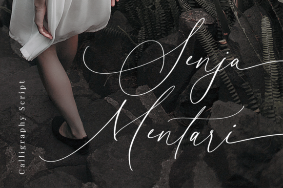 Senja Mentari Font Poster 1