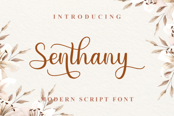 Senthany Font Senthany Font Poster 1