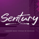 Sentury Font Poster 1