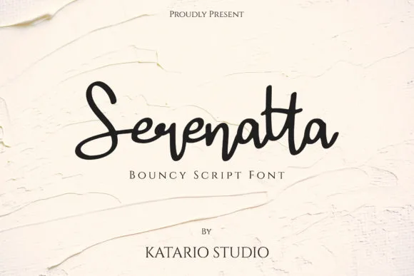 Serenatta Font Poster 1