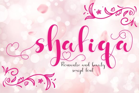 Shafiqa Font Poster 1