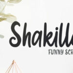 Shakilla Font Poster 1