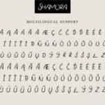 Shamora Font Poster 9