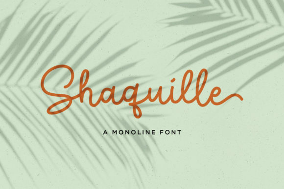 Shaquille Font Poster 1