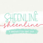 Sheenline Duo Font Poster 1