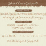 Sheenline Duo Font Poster 7