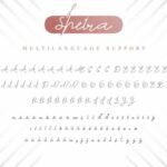 Sheira Font Poster 8