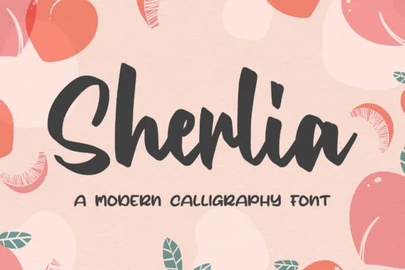 Sherlia Font Sherlia Font Poster 1