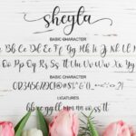 Sheyla Font Poster 8