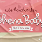 Sheyna Baby Font Poster 1