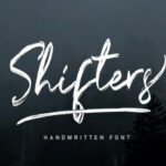 Shifters Font Poster 1