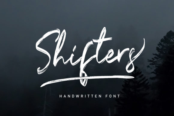 Shifters Font Poster 1